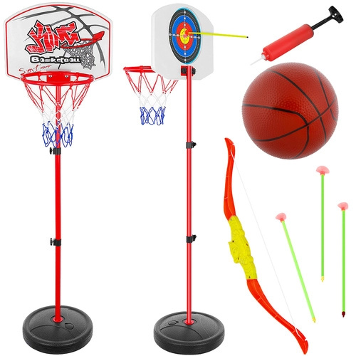 Kruzzel 17609 Basketbalový koš a terč na lukostřelbu
