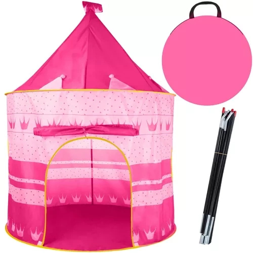 Kruzzel 23475 Stan pro děti hrad růžová