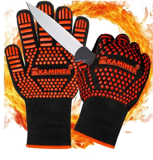 Kaminer Tepelně odolné grilovací rukavice KAMINER