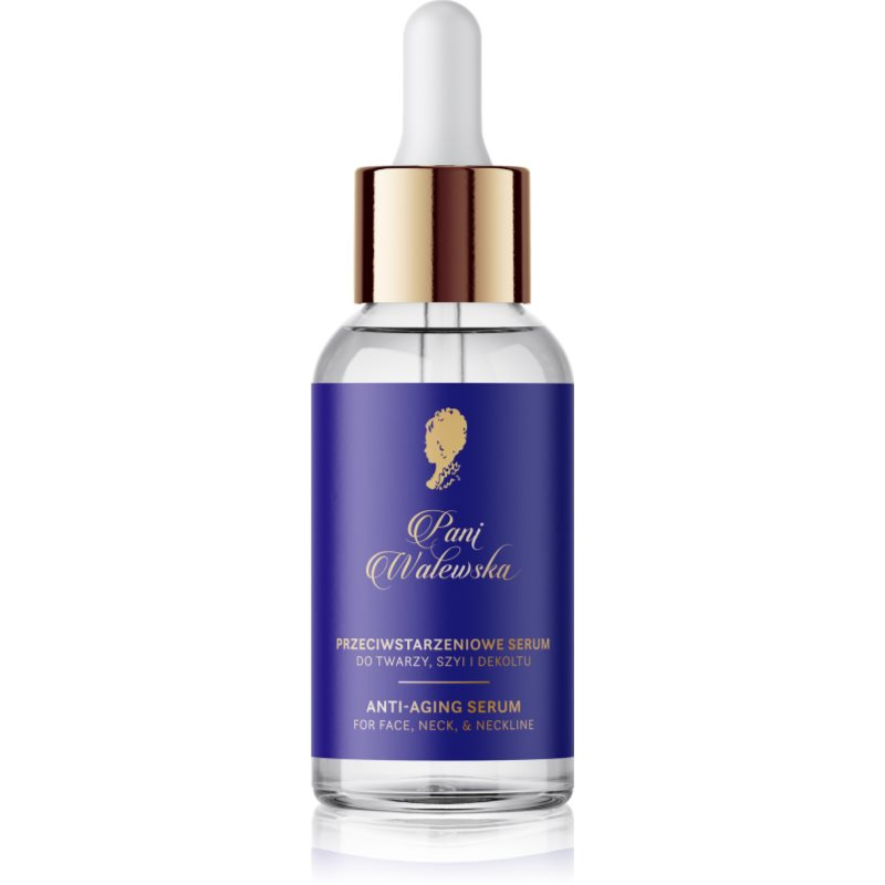 Pani Walewska Anti-Aging Face serum sérum proti stárnutí pleti na obličej, krk a dekolt 30 ml
