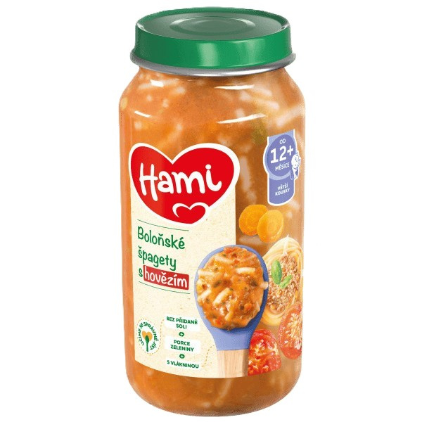 HAMI Boloňské špagety od 10.měsíce 250 g