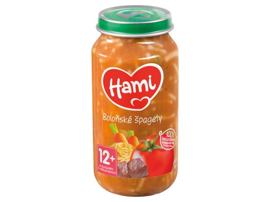 HAMI Boloňské špagety od 10.měsíce 250 g
