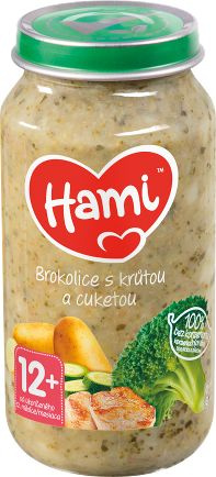 Hami Příkrm brokolice s krůtou a cuketou