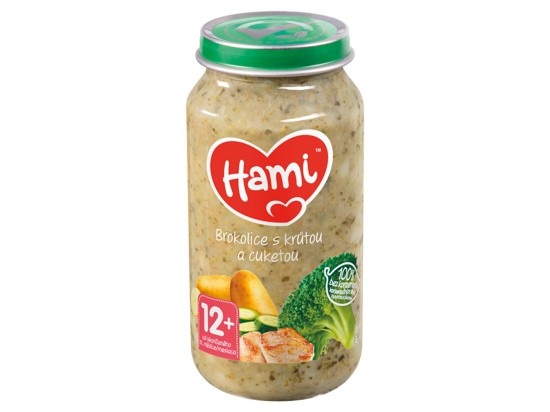 Hami Příkrm brokolice s krůtou a cuketou