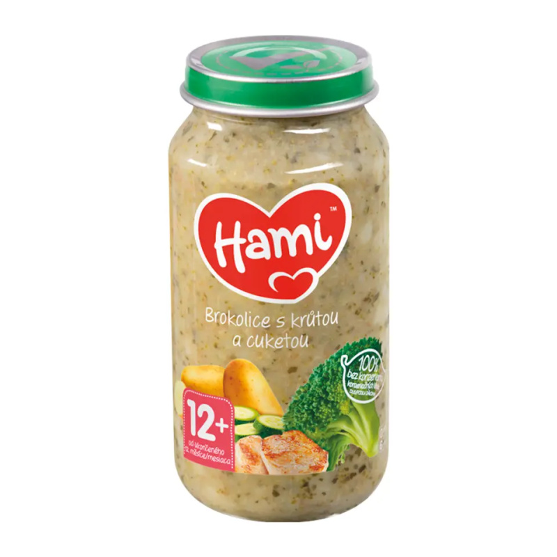 Hami Příkrm brokolice s krůtou a cuketou