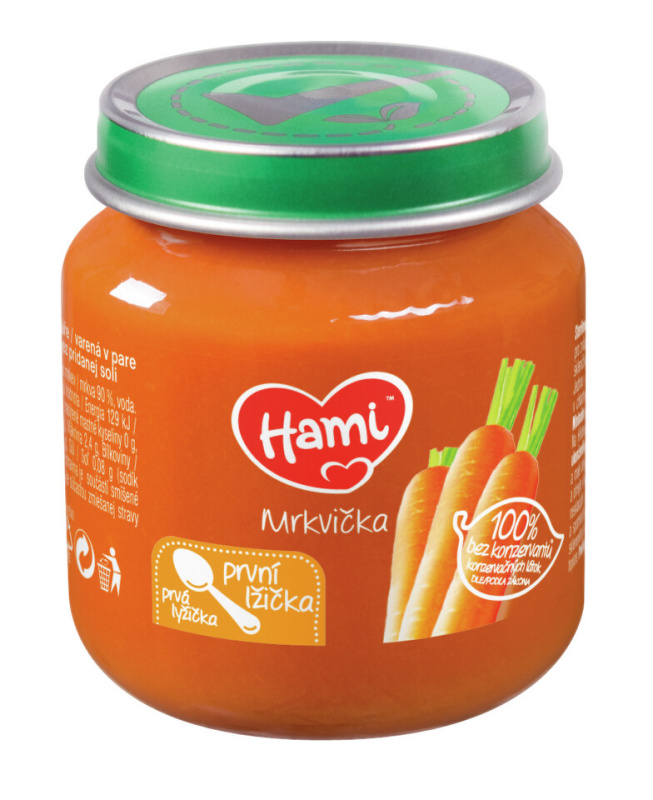 HAMI První lžička Mrkvička od 4.měsíce 125 g