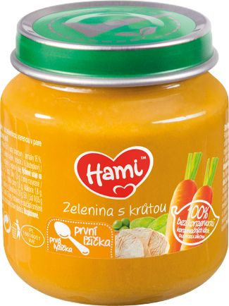Hami Příkrm zelenina s krůtou