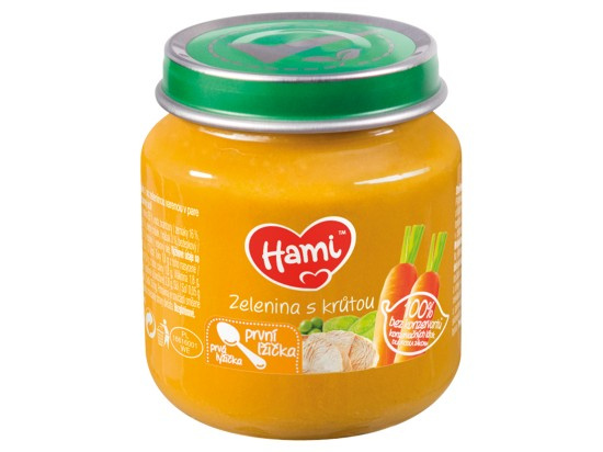 Hami Příkrm zelenina s krůtou