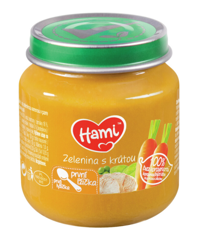 Hami Příkrm zelenina s krůtou