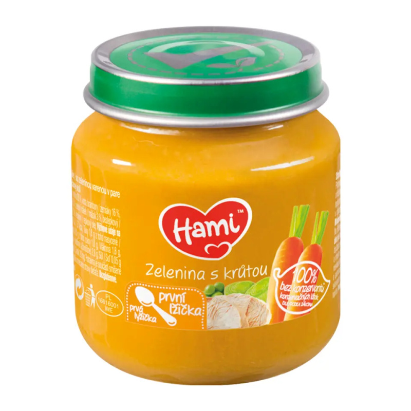 Hami Příkrm zelenina s krůtou