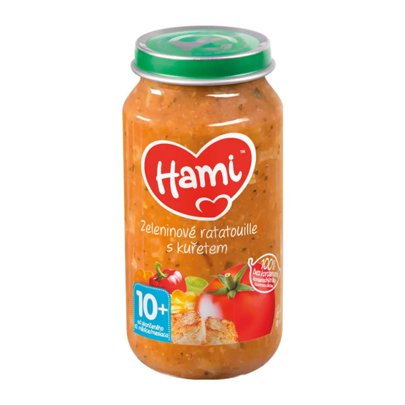 Hami Příkrm zeleninové ratatouille s kuřetem