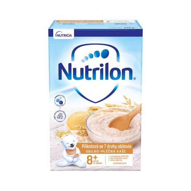 Nutrilon Pronutra Piškotová kaše se 7 druhy obilovin