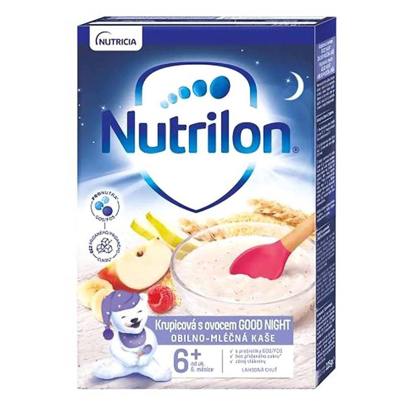 Nutrilon Pronutra Krupicová kaše s ovocem good night