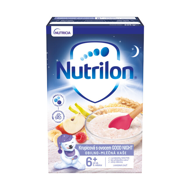 Nutrilon Pronutra Krupicová kaše s ovocem good night