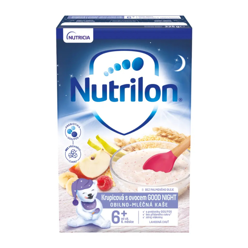 Nutrilon Pronutra Krupicová kaše s ovocem good night