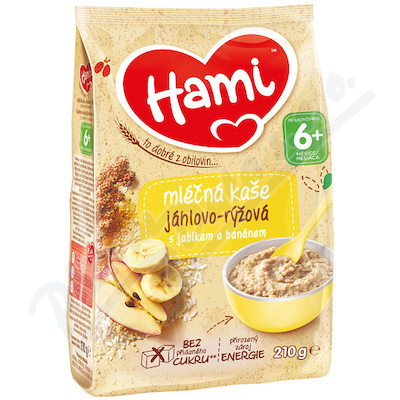 Hami ml. kaše jáhlovo-rýžová jablko a banán 210g