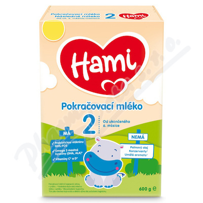 HAMI 2 Pokračovací kojenecké mléko od 6 do 12 měsíců 600 g