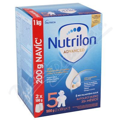 NUTRILON 5 Advanced Dětské mléko od 35. měsíců 1000 g