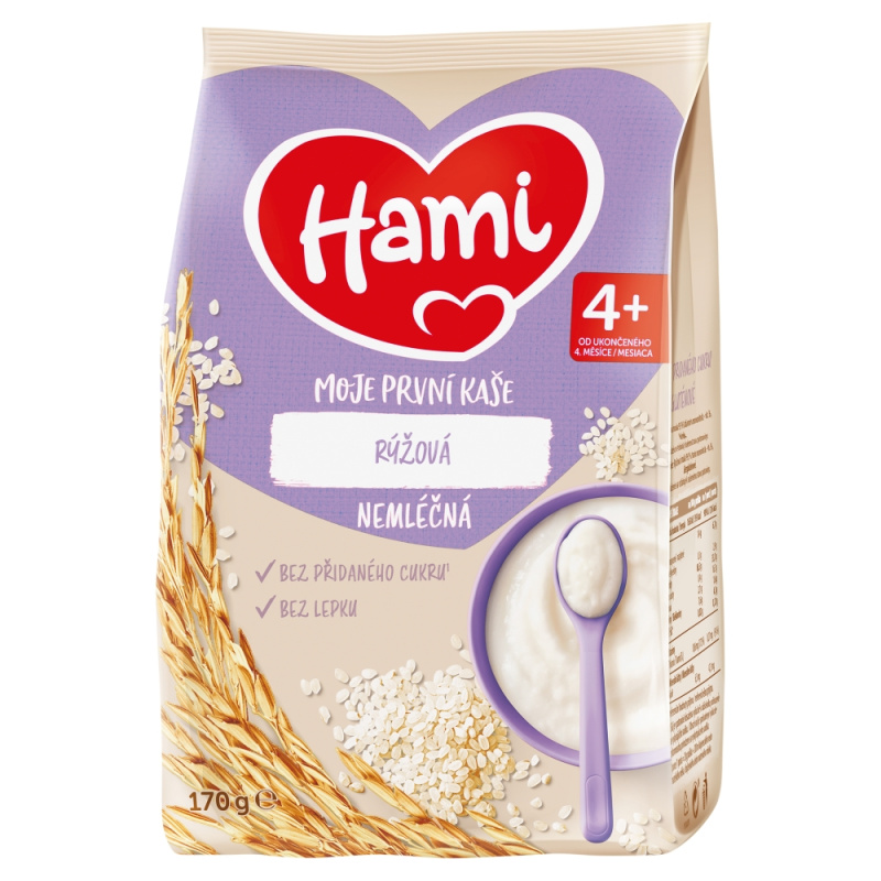 Hami Nemléčná kaše rýžová 170 g
