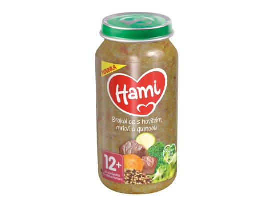 Hami Brokolice s hovězím, mrkví a quinoou 12m+ 250 g