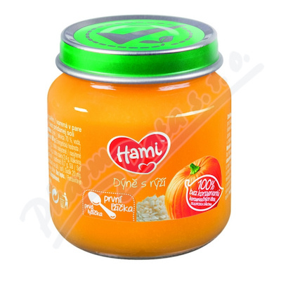 HAMI První lžička Dýně s rýží od 4.měsíce 125 g