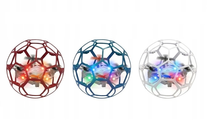 Mini RC dron létající koule s LED osvětlením