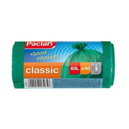Paclan Classic Pytle na odpad 60 l 3 x 40 ks