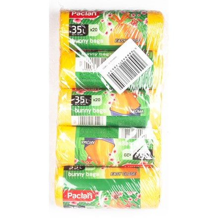 Paclan Standard Pytle na odpad 35 l 5 x 20 ks