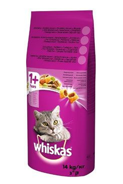WHISKAS DRY S Kuřecím Masem 14 kg