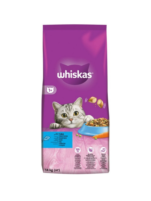 WHISKAS DRY S Tuňákem 14 kg