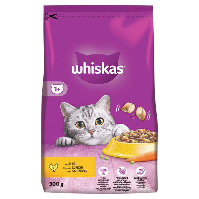 Whiskas Dry s kuřecím masem 300g