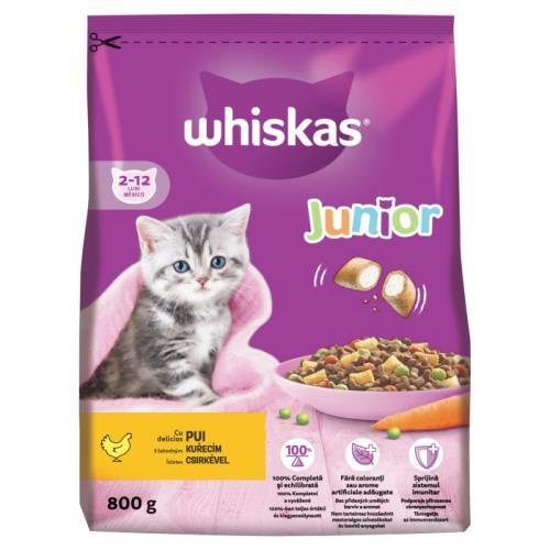 Whiskas Junior granule s kuřecím pro kočky