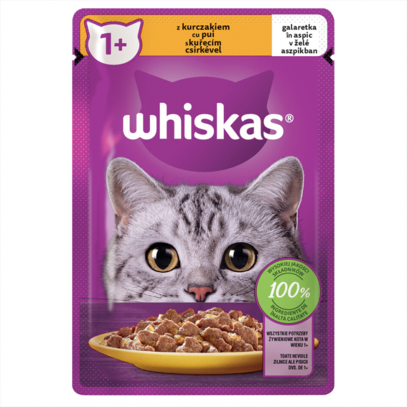 Whiskas kaps. Core kuřecí v želé 85g