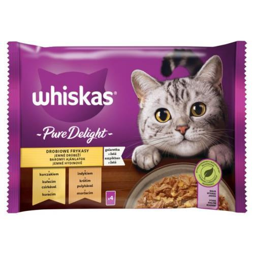 Whiskas Kapsičky pro kočky Pure Delight, 4 x 85 g