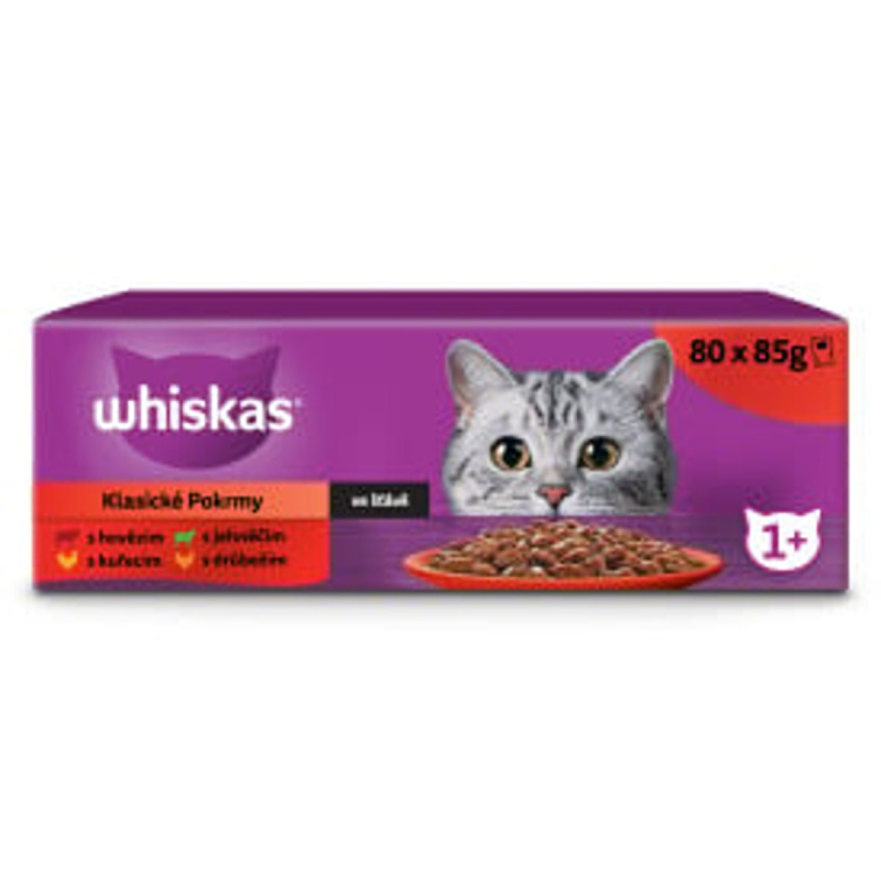 Whiskas Klasický Výběr Ve Šťávě - 80x85g