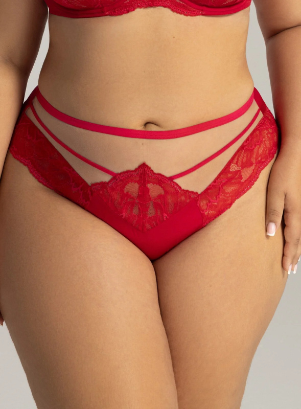 Kalhotky Ava 1824/1 Venus Barva: Červená, Velikost: S