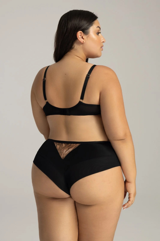 Poloměkká podprsenka Ava 2143 elegantní černá 65G
