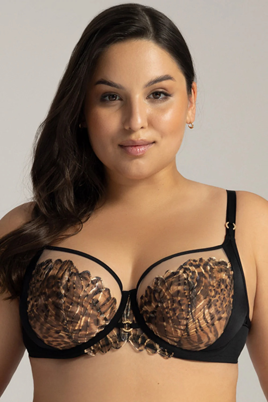 Podprsenka Ava 2144 Liana Maxi Barva: Černá, Velikost: 80K