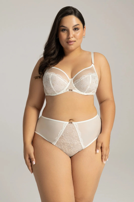 Podprsenka Ava 1396 Crystal Maxi Barva: Smetanová, Velikost: 100G