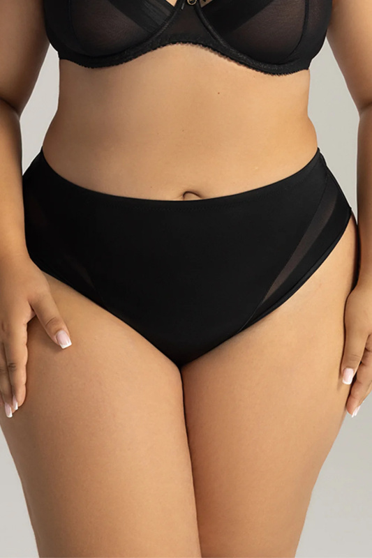 Kalhotky Ava 1824/4 Venus Barva: Černá, Velikost: 3XL