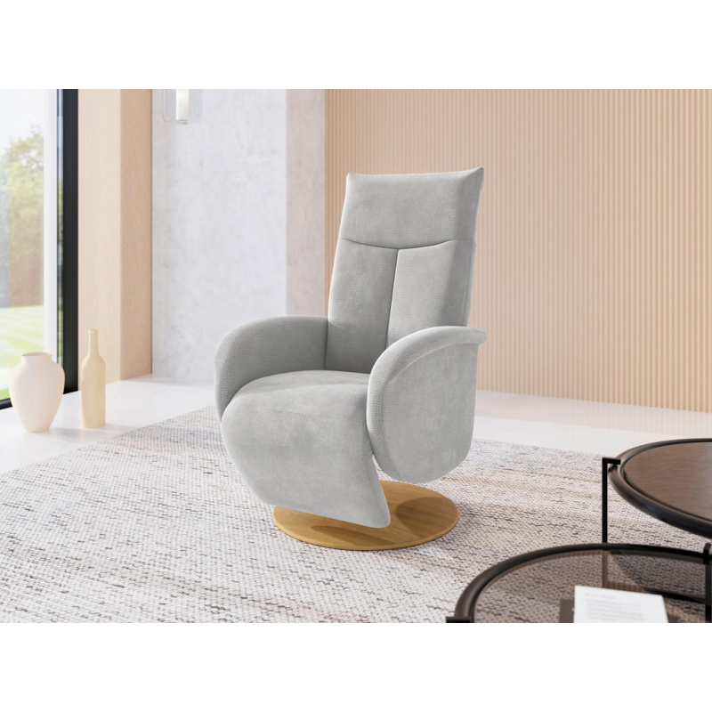 Sit & More RELAXAČNÍ KŘESLO, textil, barvy stříbra