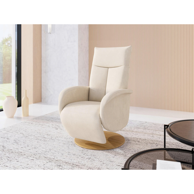 Sit & More RELAXAČNÍ KŘESLO, textil, pískové barvy