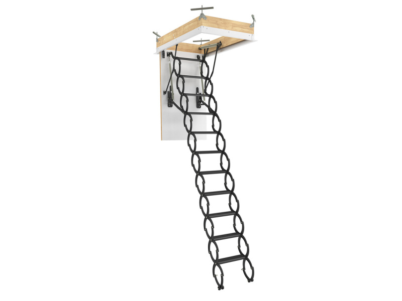 Půdní schody FAKRO LST Stavební otvor: 50x80 cm, Výška: 280 cm