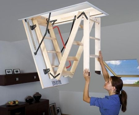 Půdní schody FAKRO LWS Stavební otvor: 60x120 cm, Výška: 280 cm