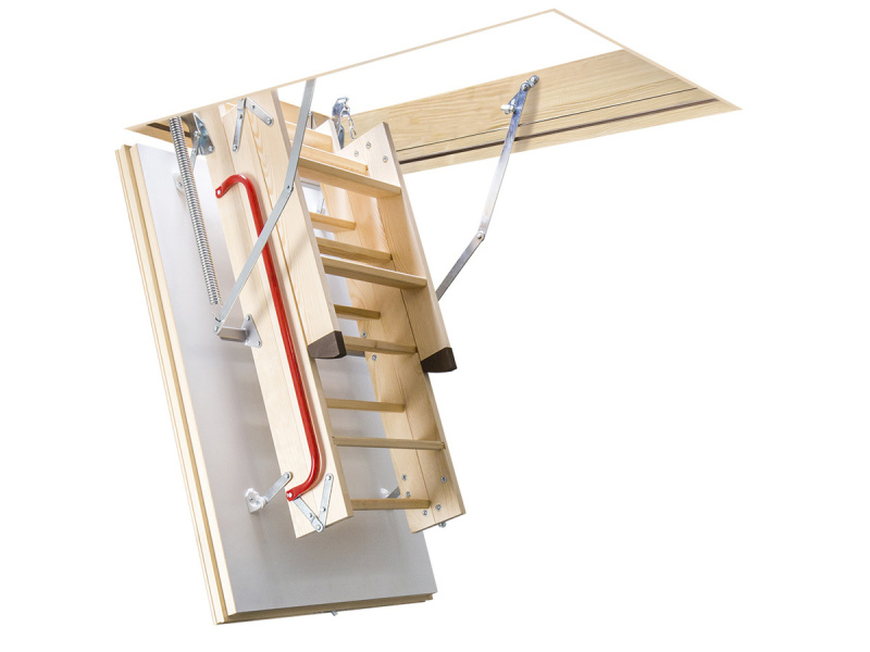 Půdní schody Fakro LTK Energy Stavební otvor: 70x130 cm, Výška: 280 cm