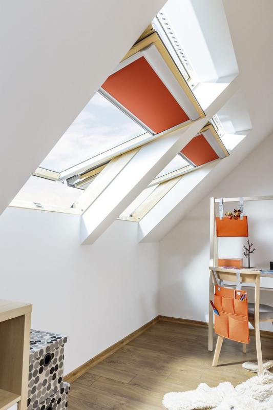 Kyvné okno FAKRO FTP-V U3 Rozměry oken: 14 66x140 cm