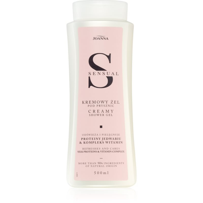 Joanna Sensual krémový sprchový gel Silk Proteins & Vitamin Complex 500 ml