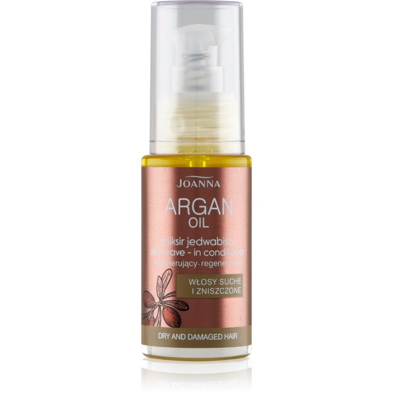 Joanna Argan Oil regenerační bezoplachový kondicionér pro suché a poškozené vlasy 25 ml