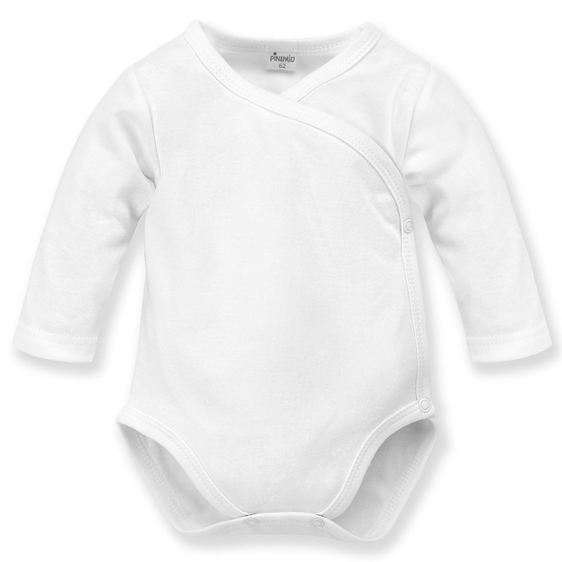 Pinokio zavinovací body s dlouhým rukávem Lovely Day bílé