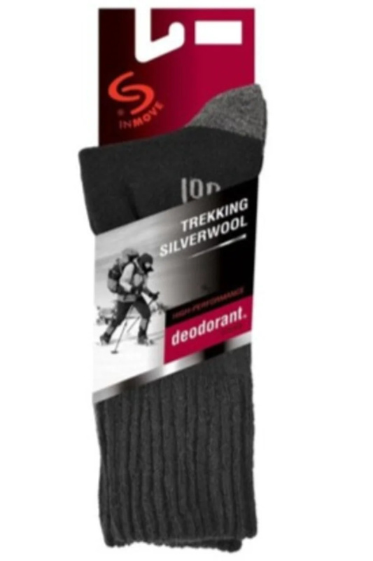 Ponožky TREKKING SILVERWOOL černá 41-43